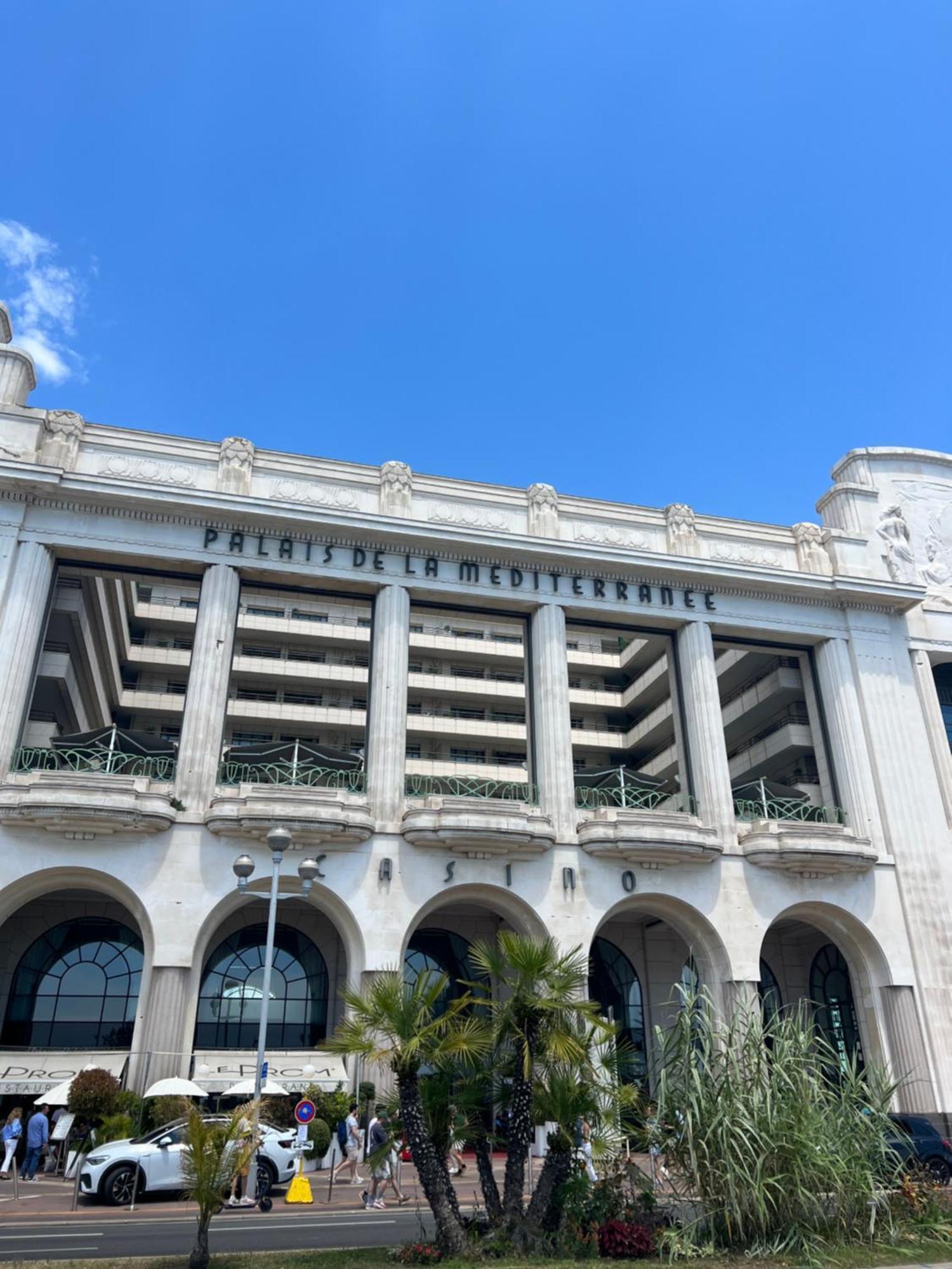 Studio Palais De La Mediterranee Nizza Exterior foto